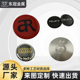 汽车专用改装轮毂金属贴标卡通轮盖标志 金属铝合金个性轮贴工厂