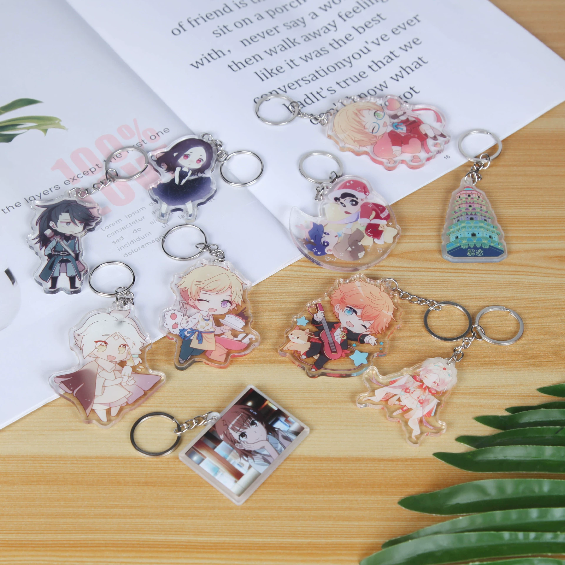 Производитель спот брелок подвеска аниме мультфильм акриловой брелок оптовый акриловой брелок