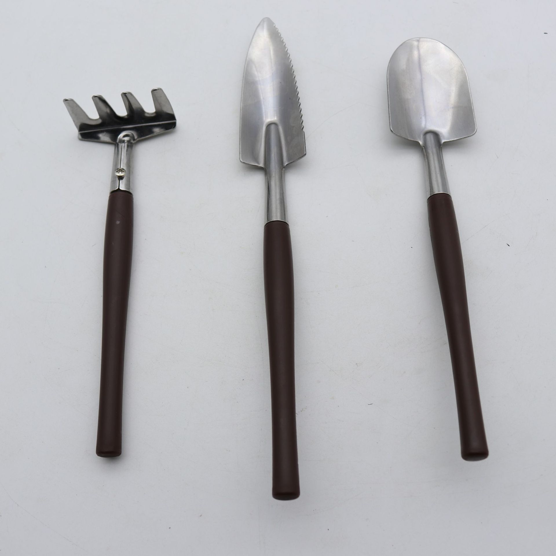 盆栽小铲子种花养花铁锹松土花铲园艺种植多肉工具套装三件套家用