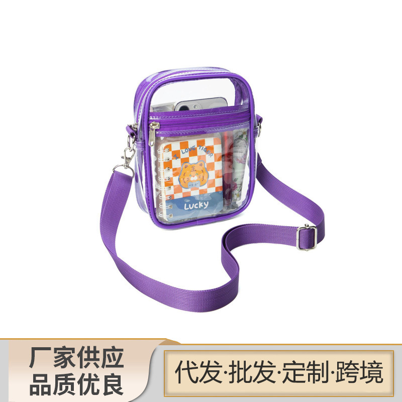 透明クロスボディバッグ Amazon ベストセラークロスボーダー PVC 多用途バッグレディースバッグショルダークロスボディ携帯電話バッグアウトドア|undefined