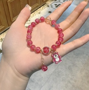 Pulsera de explosión de oso fresa # SZ080