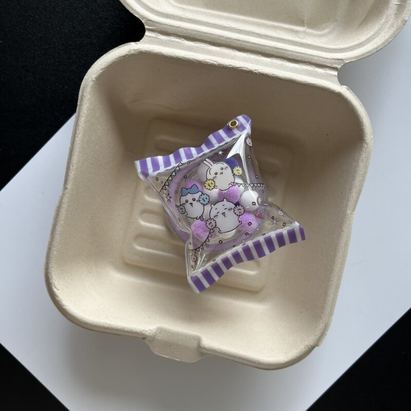 Ji Yi Ka Wa Little Furry Ball Candy Bag 3D Magnetic Stand Airbag Foldable Phone Case Universal Cartoon Dopamine