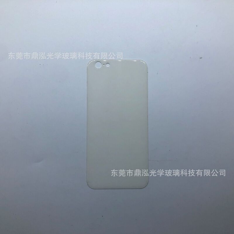 Source production mobile phone case back cover high alumina silicon glass cover plate color screen printing stick explosion-proof film tempered glass panel