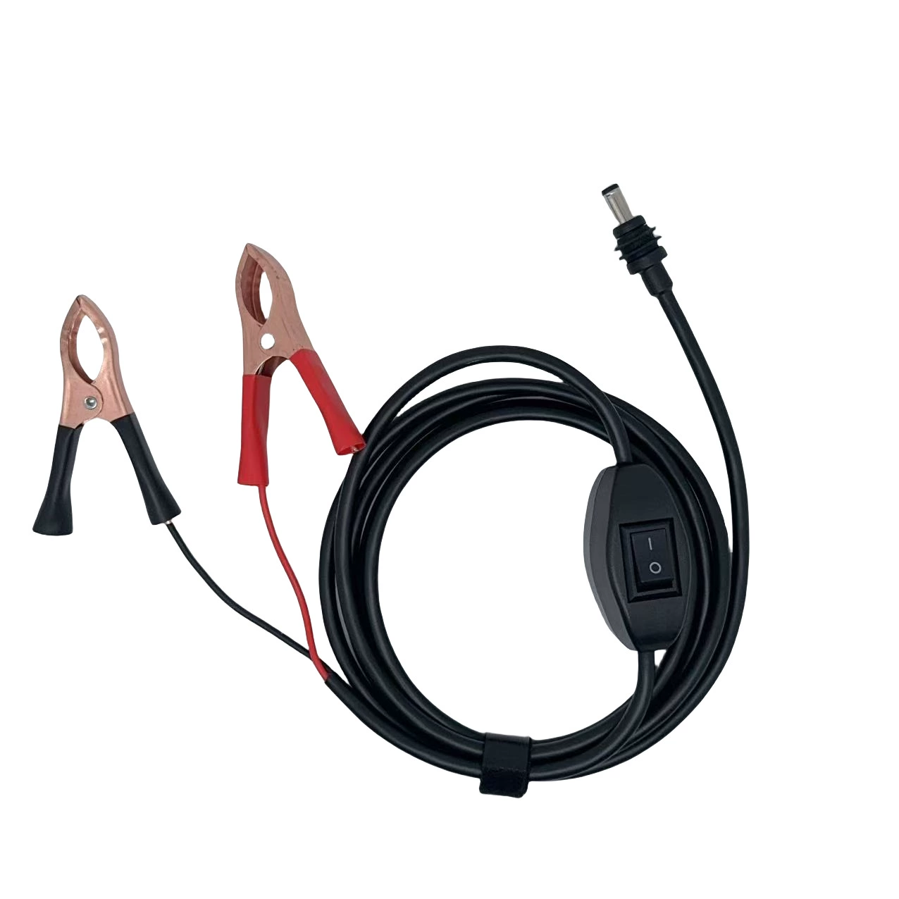 Зажим-иголка 30A для питания от 12-24V до DC с переключателем, кабель 16AWG