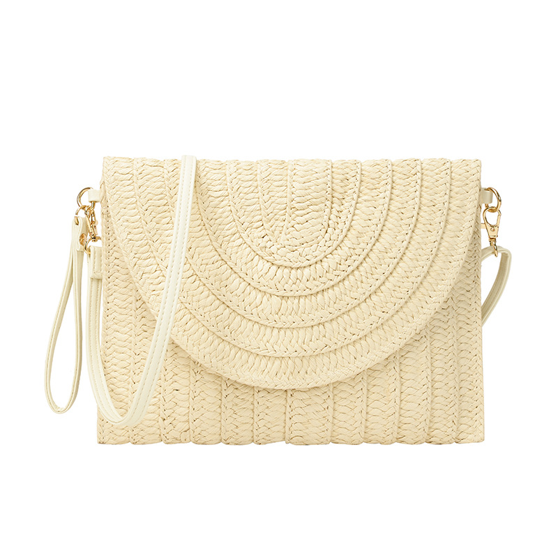 Bolso de Mano Tejido para Mujer de Tejido de Paja, para Uso Diario image 7