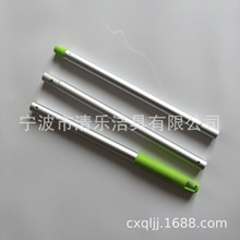 亚马逊三节分段拼接铝合金拖把杆喷塑铁管扫把杆/不锈钢拖把杆子