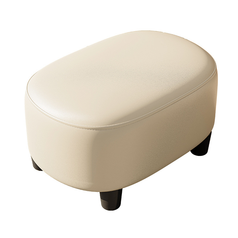 Taburete pequeño, sala de estar doméstica, taburete de cambio de zapatos, taburete de asiento, paquete suave, taburete redondo simple y moderno, pedal apilable