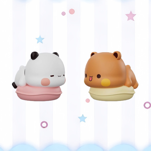 [Segunda bala] Uno, dos y la caja ciega mini diaria de la tela hecha a mano juguetes de tendencia alrededor de la mujer tridimensional