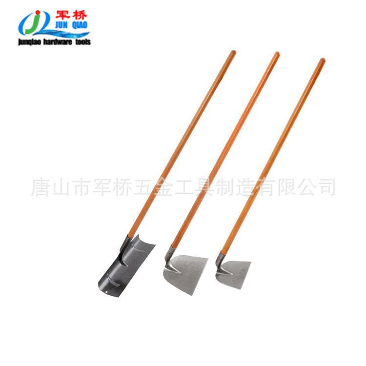 批发东南亚市场长柄除草锄地锄头 户外挖土种菜全钢加厚农具hoe