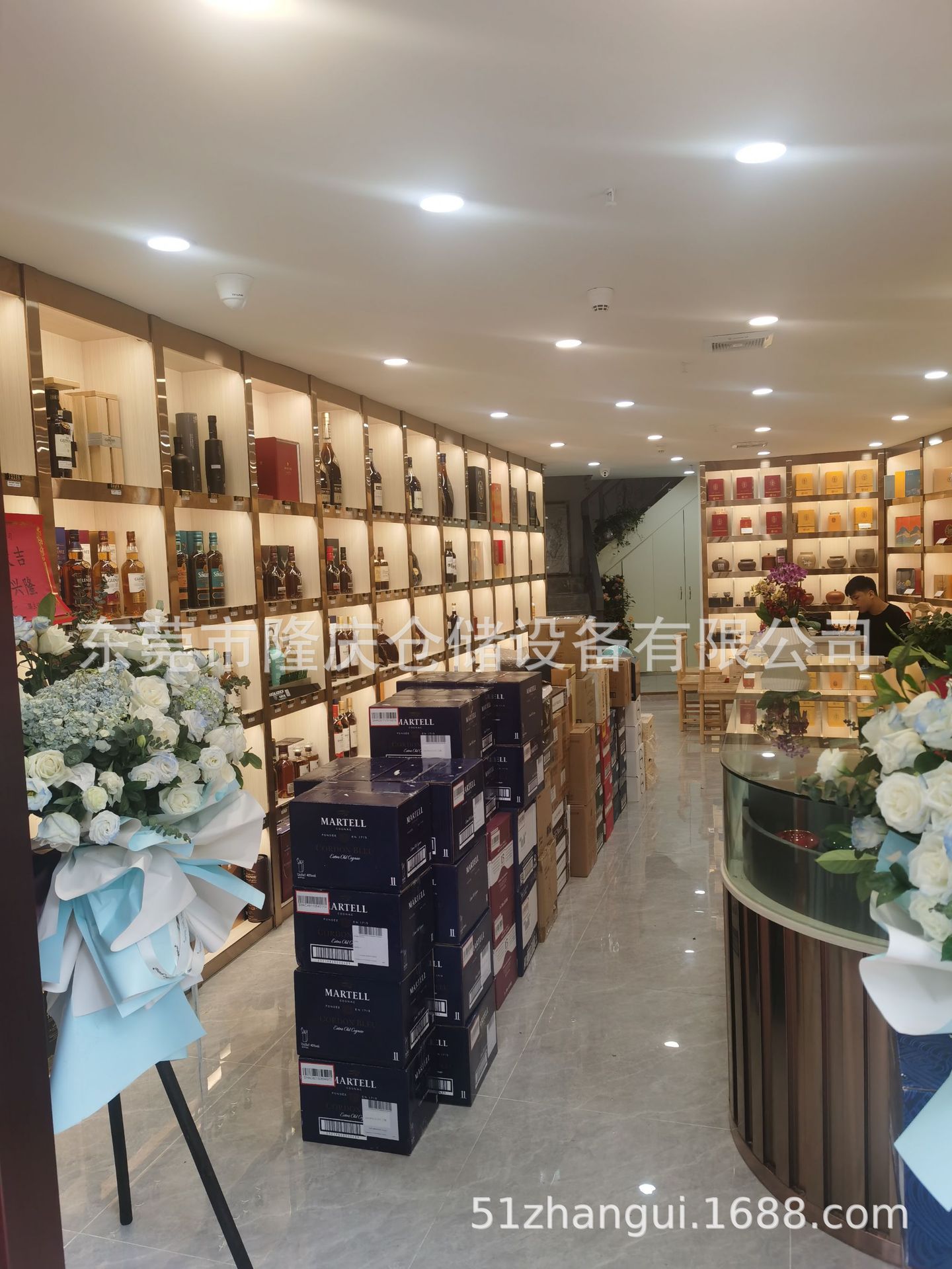 直播间背景柜鞋子包包服饰展柜展示架陈列架产品货柜货架茶叶展架-阿里巴巴