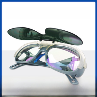 Factory direct sales of welding glasses anti -strong light polishing and splash welding workers laborer arc welding eye care mirror