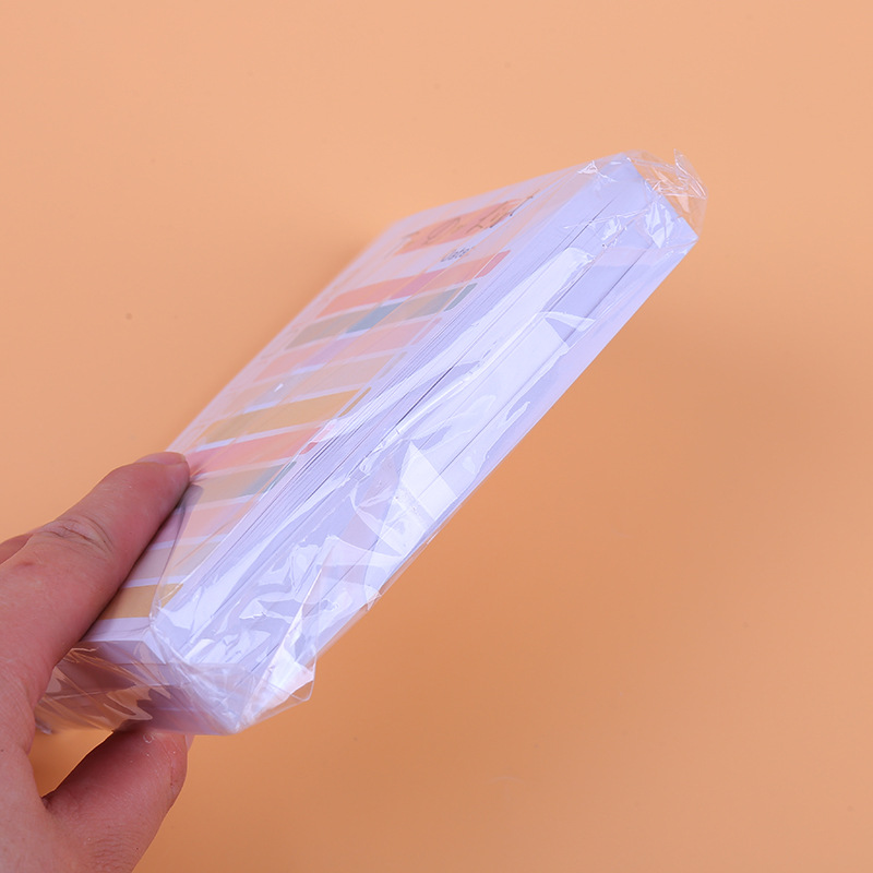 Rainbow Note Book Lista de planificación diaria de cuatro colores pequeño cuaderno puede ser rasgado y pegado mensaje N veces