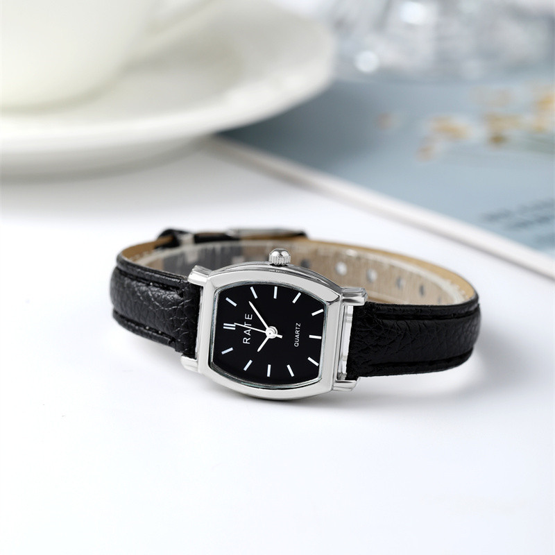 Square plate belt artistic retro women's watch Korean style niche fashion women's quartz watch fashion all-match women's watch_voghion.com