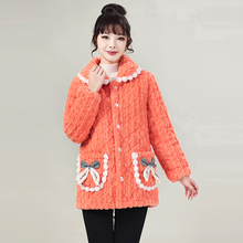 ll可爱小个子糖果色女冬季棉袄加绒加厚保暖面包服棉服罩衣短款外
