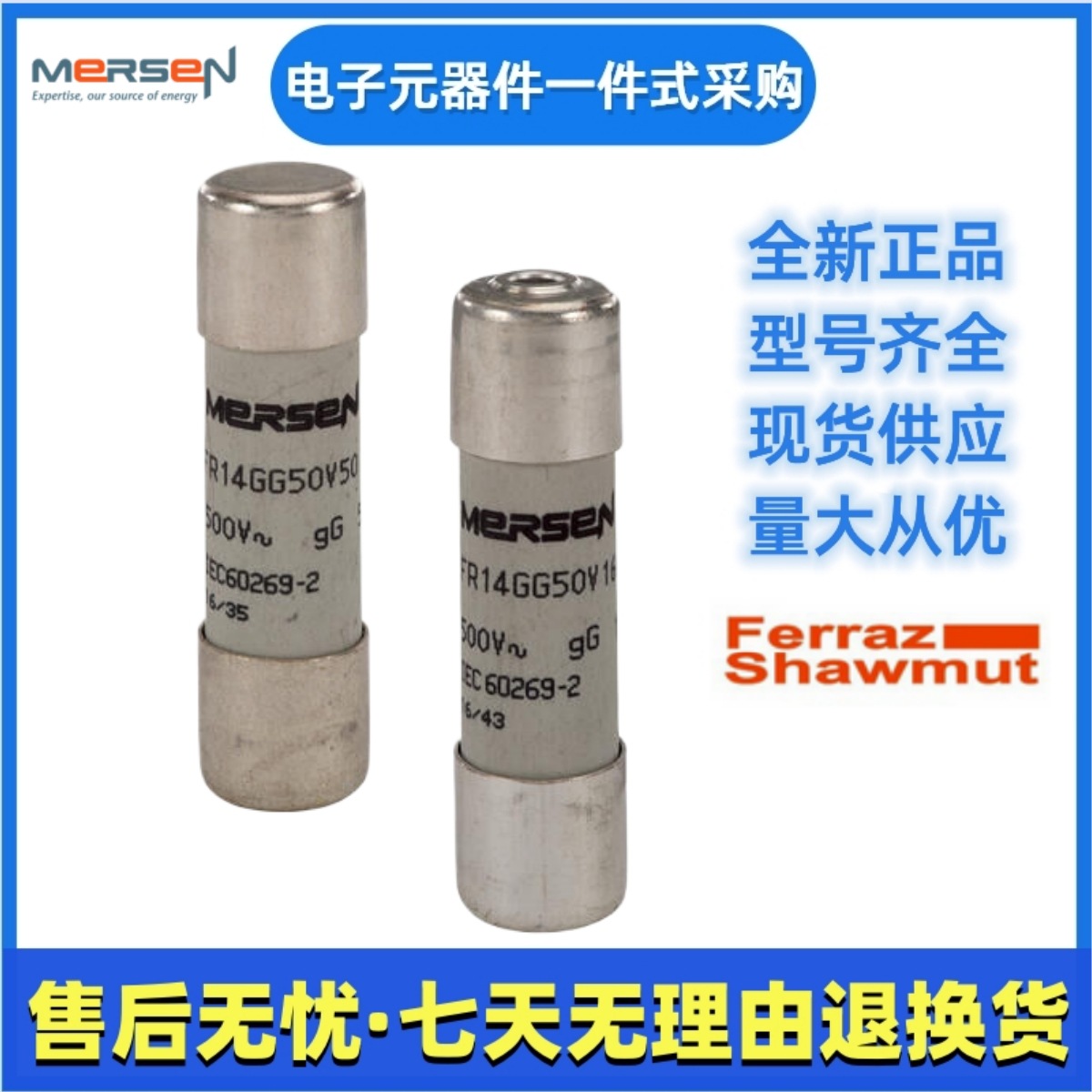 美尔森        FR14GG50V16P      FR14GG50V50      熔断器