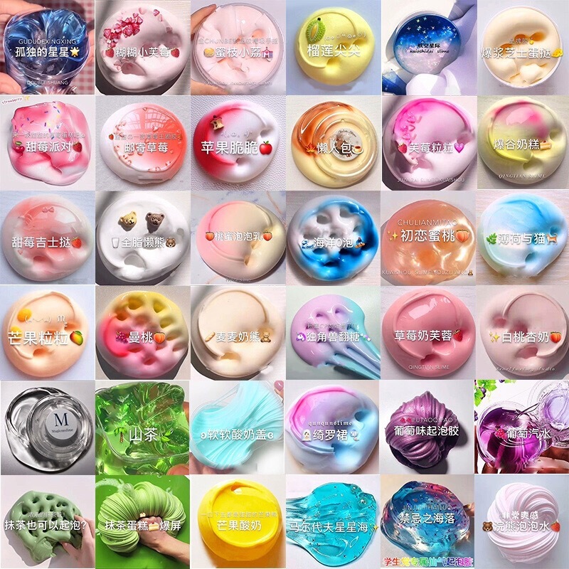 In-Stock Wholesale m Mud Slime Foaming Glue Taobao Pinduoduo Dollar Store Internet Celebrity Cheap Slime Crystal Mud In-Stock Wholesale m Mud Slime Foaming Glue Taobao Pinduoduo Dollar Store Internet Celebrity Cheap Slime Crystal Mud