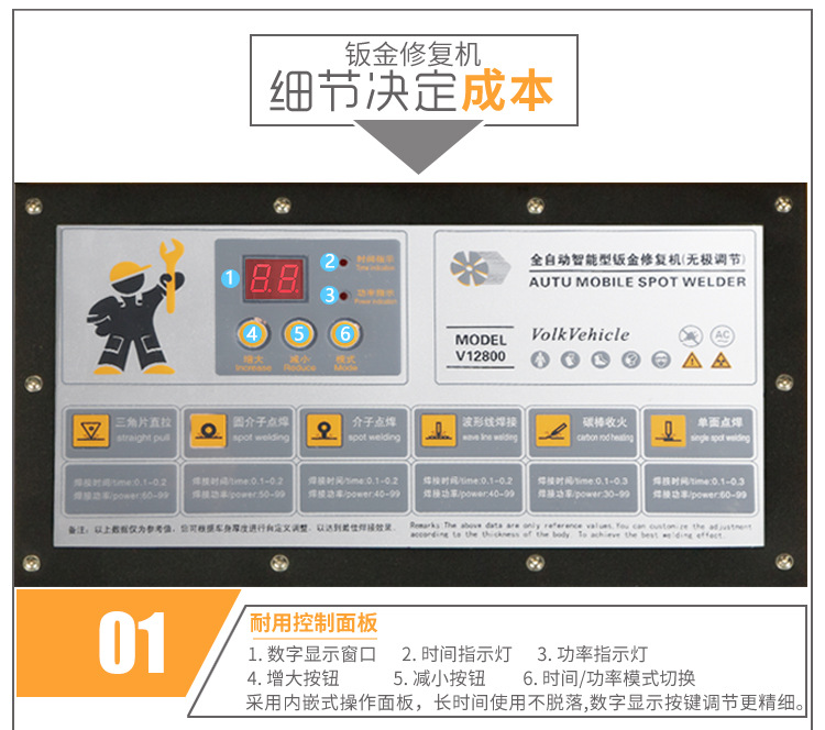 Automobile Sheet Metal Repair Machine, Putty-Free Shape Shaping Machine, Data Restoration, Dent Repair Tools and Equipment Wholesale