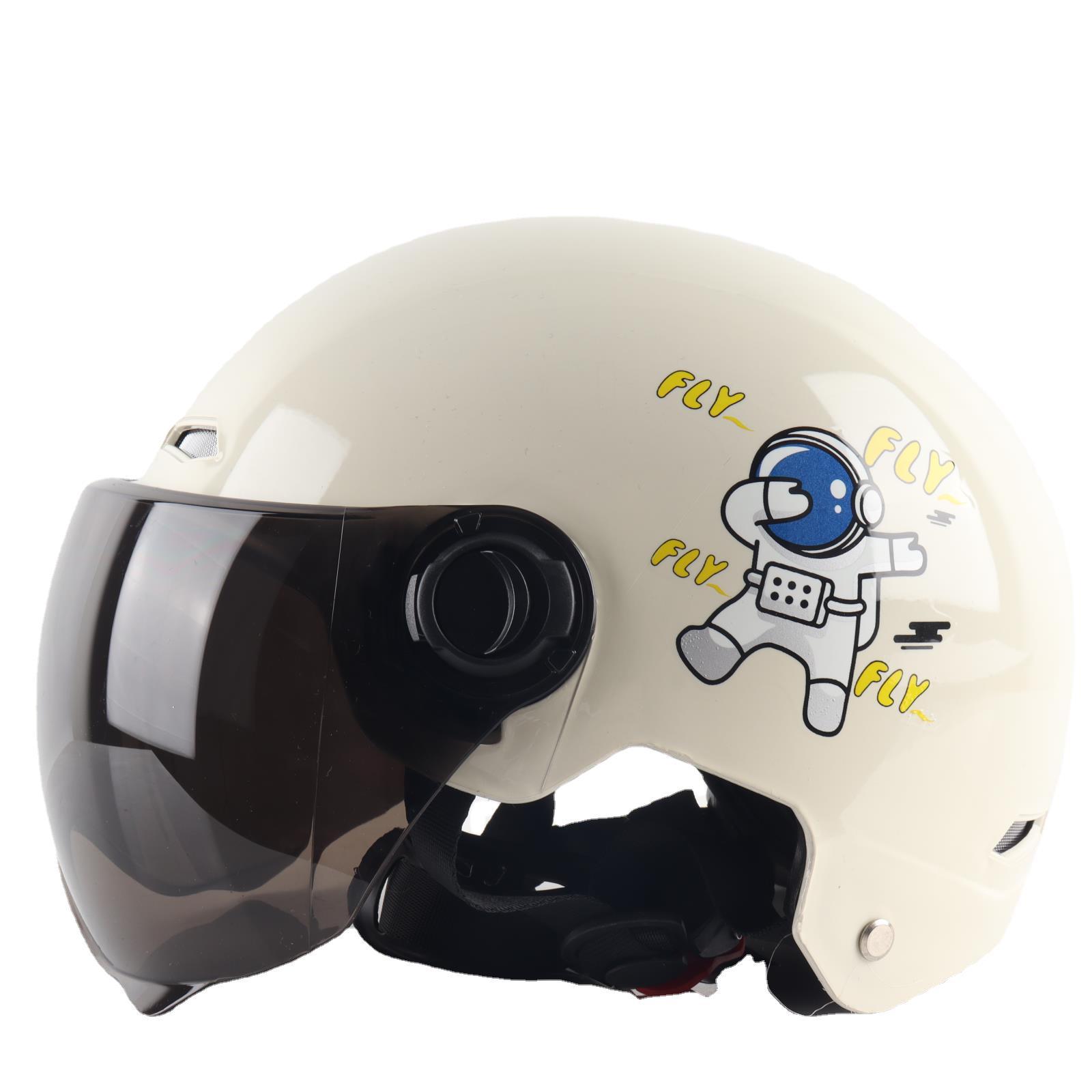 국경 간 헬멧 전기 자동차 남성과 여성을위한 도매 여름 선 스크린 4 계절 유니버설 스페이스 할리 하프 헬멧