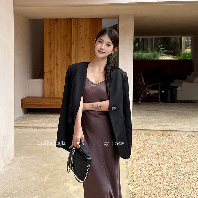 LS述致 洋气高级感西装外套女2025秋季新款干练小西服女装 22737#|undefined