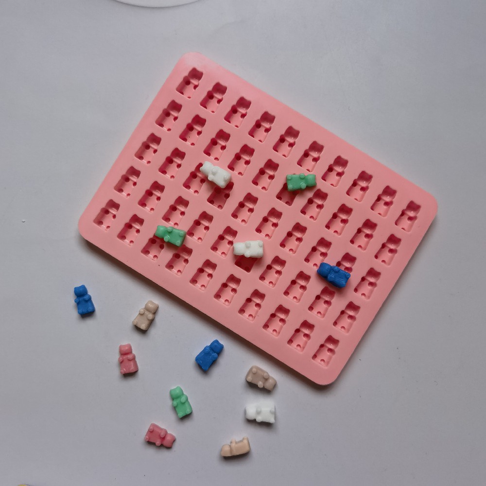 50 Lian Bear Chocolate 300 Molde de silicona Pudín Molde de postre Decoración de pasteles Utensilios para hornear de cocina