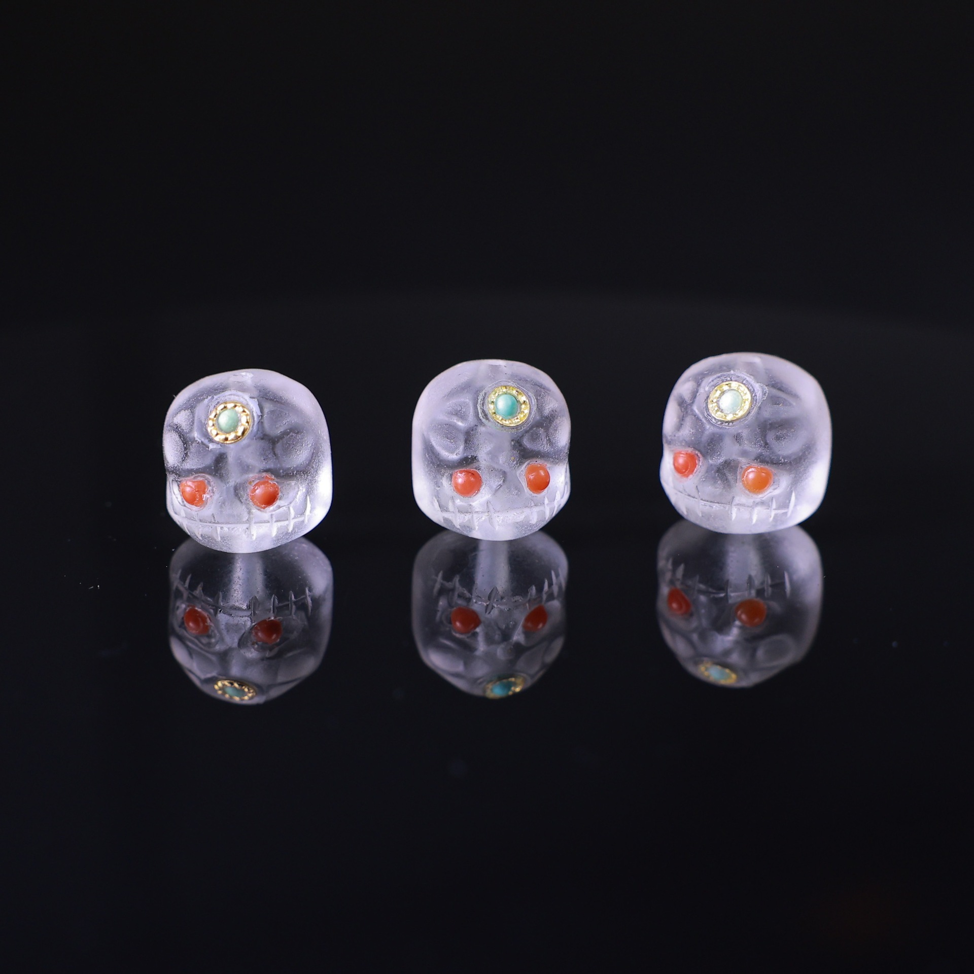 Agate Inlaid Spacer Beads, Decorative Beads, DIY Bracelet Accessories, Loose Beads, Wholesale and Dropshipping