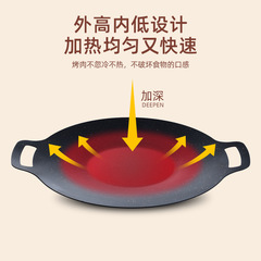 Factory direct supply camping grill pan barbecue plate barbecue stove cassette stove portable outdoor barbecue plate gift