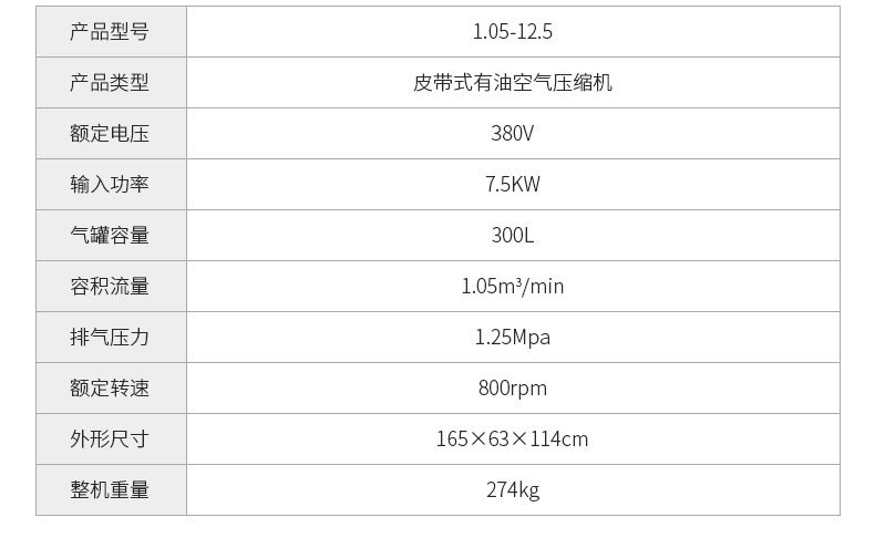 Shanghai Fengbao Air Compressor 7.5Kw All-Copper High-Power Air Compressor Air Pump Industry