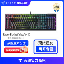 雷蛇（Razer）黑寡妇蜘蛛V4 X 游戏机械键盘 RGB背光
