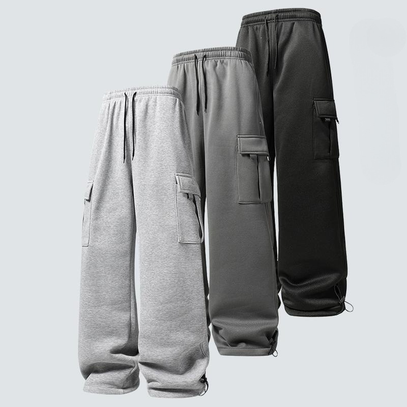 H 75757 Men's Straight Leg Joggers, high-waisted athletic pants for men, available in stock for international shipping H 75757 Men's Straight Leg Joggers, high-waisted athletic pants for men, available in stock for international shipping