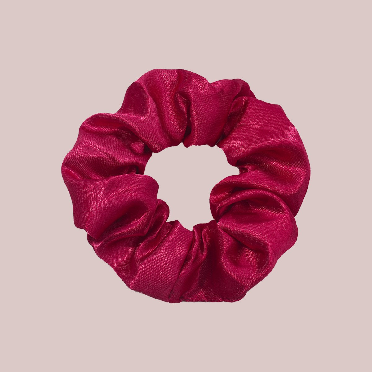 Coletero Scrunchie de Satén de Alta Elasticidad