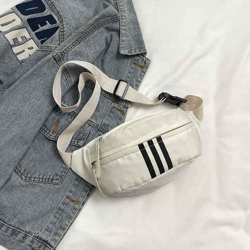 2026 nueva moda moda bolso de cintura deportivo bolso de pecho de tela de nylon casual bolso de hombro de mujer