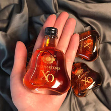 厂家现货便利店调酒50ml迷你小酒瓶白兰地威士忌伏特加玻璃瓶