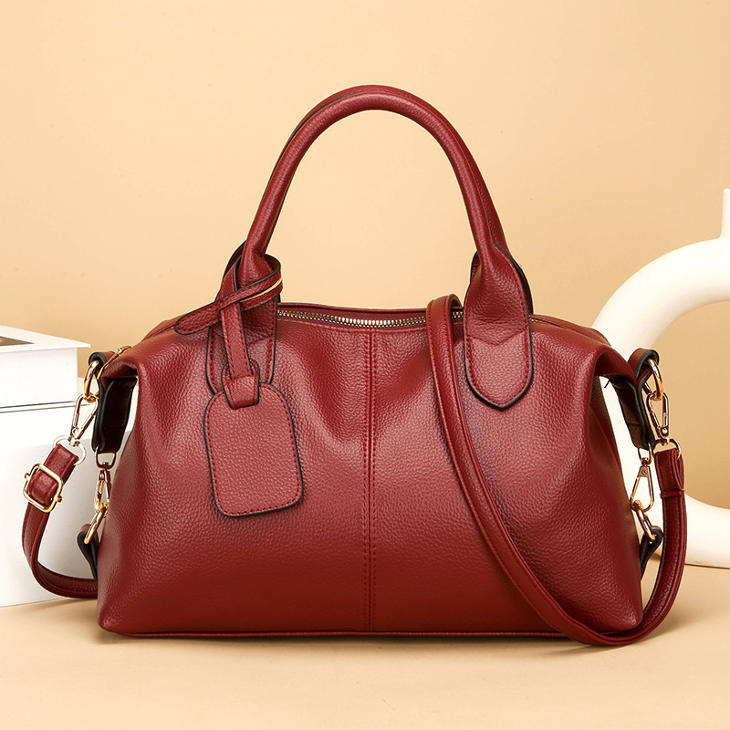 Cross-Border Foreign Trade Popular Bags, Simple and Casual, Middle-Aged Ladies, Mother Bags, Large-Capacity Shoulder Crossbody Handbags, Trendy