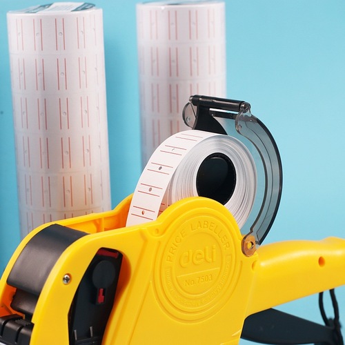 deli deli price tag paper 3210 single row supermarket product coding paper price tag paper 10 rolls