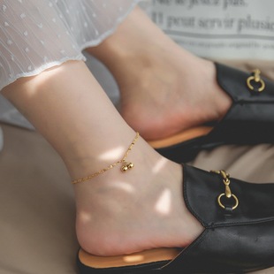2023 New Style Small Ball Gipsophila Titanium Steel Anchor Women's Ins Mori Simple Niche High-end Internet Celebrity Anchor Anchor