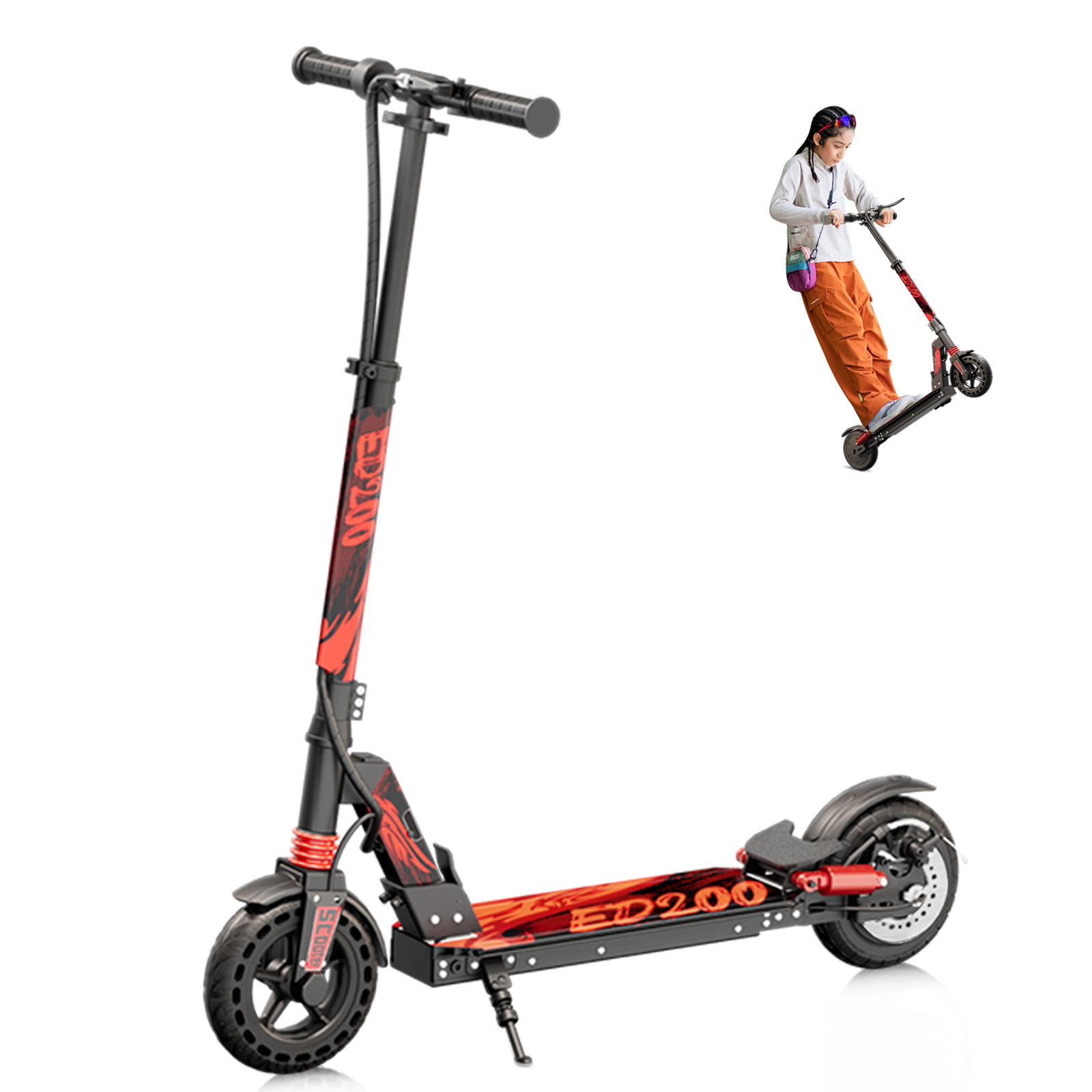 New 8inch Electric Scooter Lightweight Two-Wheel Portable Electric Scooter Mobility Scooter