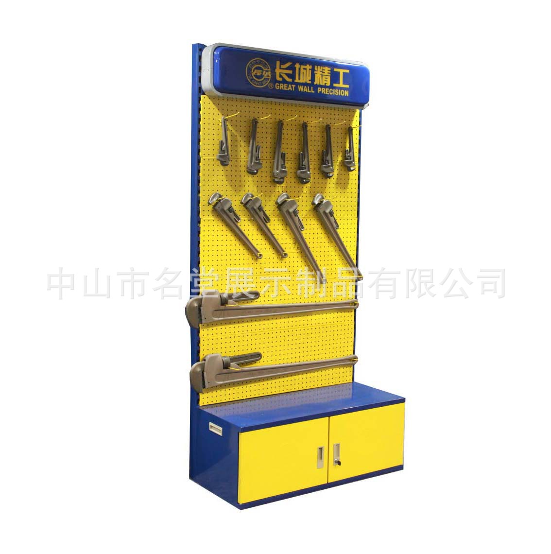 生产制作柜式工具展示架底柜工具架多功能坚固样品置物架