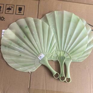 High-grade Fan Household Summer Plastic Portable Fan New Chinese Style Hand-cranked Fan Cool and Durable
