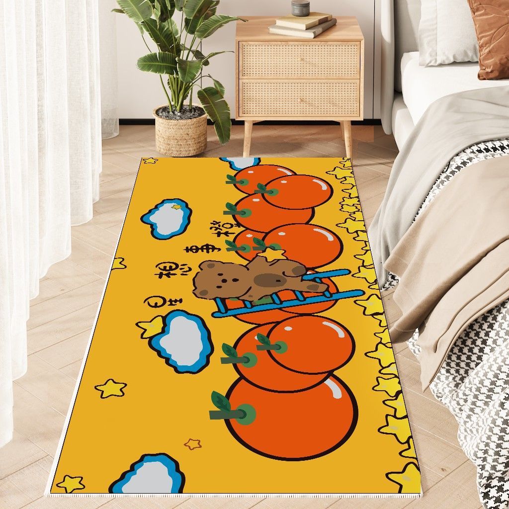 Cartoon carpet for home use for living room with seat