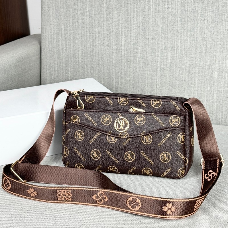Guangzhou Hengli 2024 nuevo bolso de mensajero transfronterizo bolso casual de mediana edad bolso de teléfono móvil para mujer bolso de venta caliente bolso de hombro
