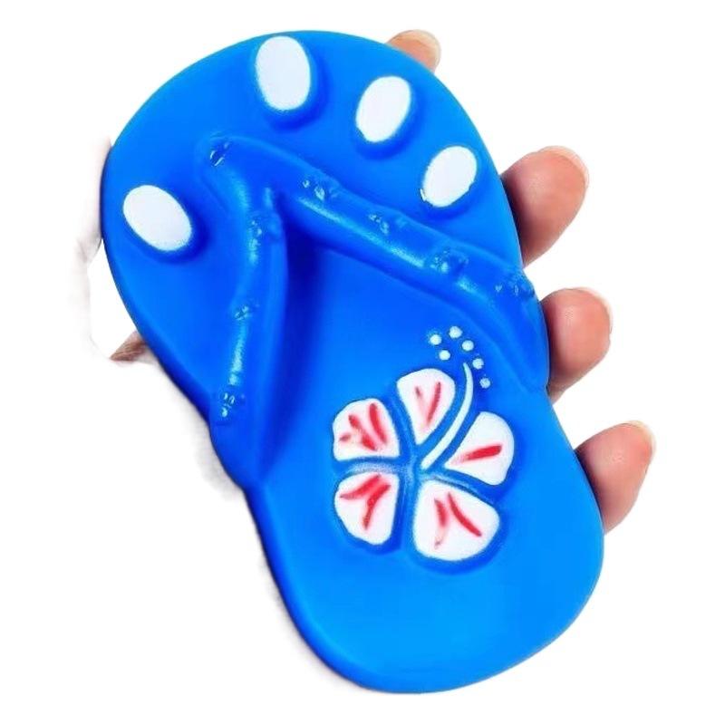 Zapatillas de sonido para mascotas perro de juguete dientes molares limpieza vinilo juguete simulación zapatillas resistentes a las mordeduras suministros para mascotas