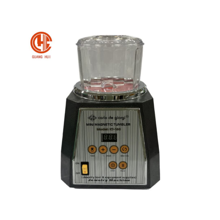 KT-130磁力抛光机打磨去毛刺正反转全自动研磨机小型首饰打金工具