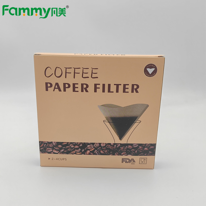 ログパルプ V 字型コーヒーフィルターペーパー V60 フィルターカップコーヒードリップ濾紙既製コーヒーフィルターボックス手醸造|undefined
