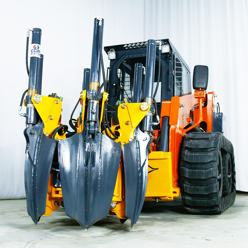 挖机属具园林树苗移植机多用途瓣式树木移树机苗木树木土球起苗机