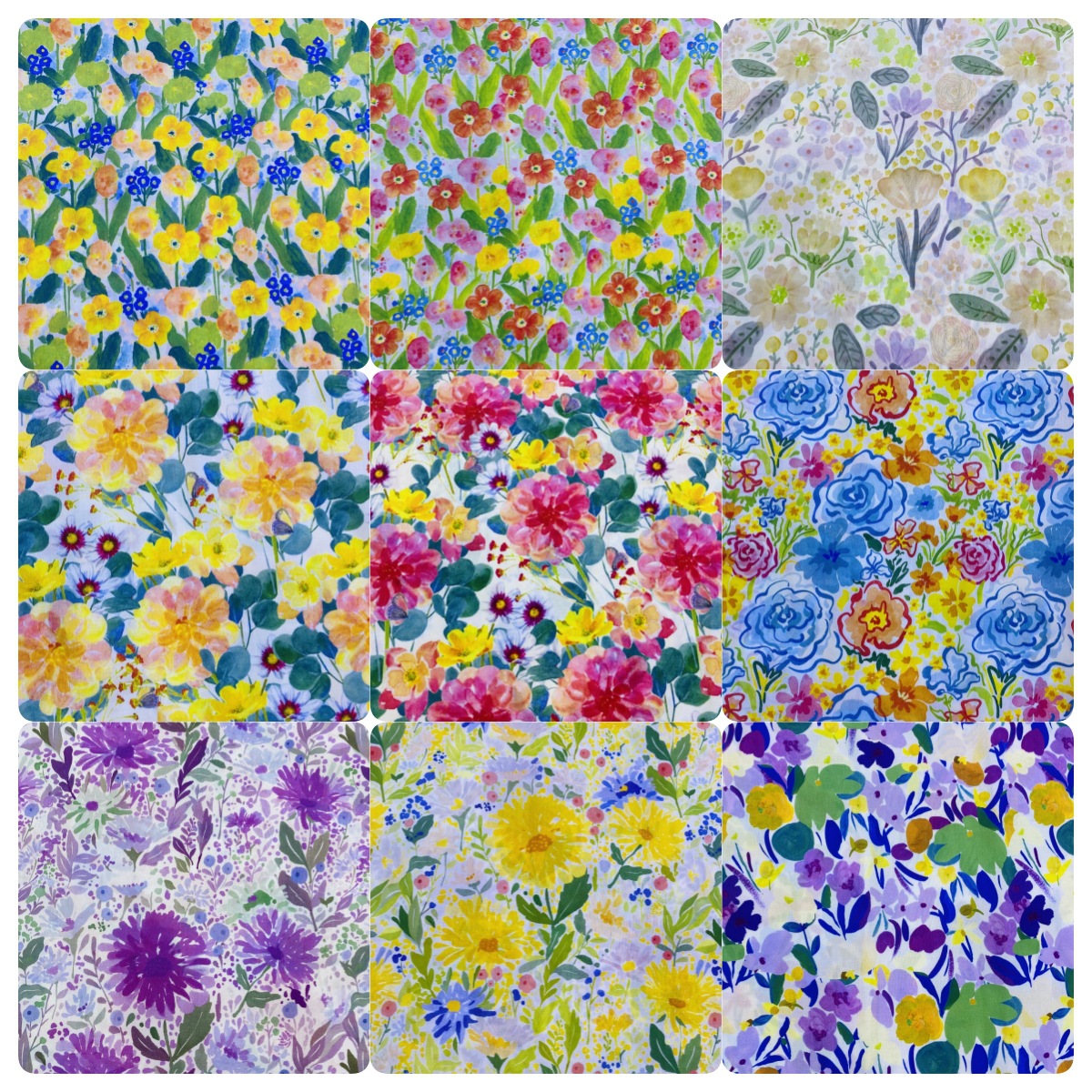 数码直喷印花布 全棉60支高密府绸印花 春夏款童装女装服装面料