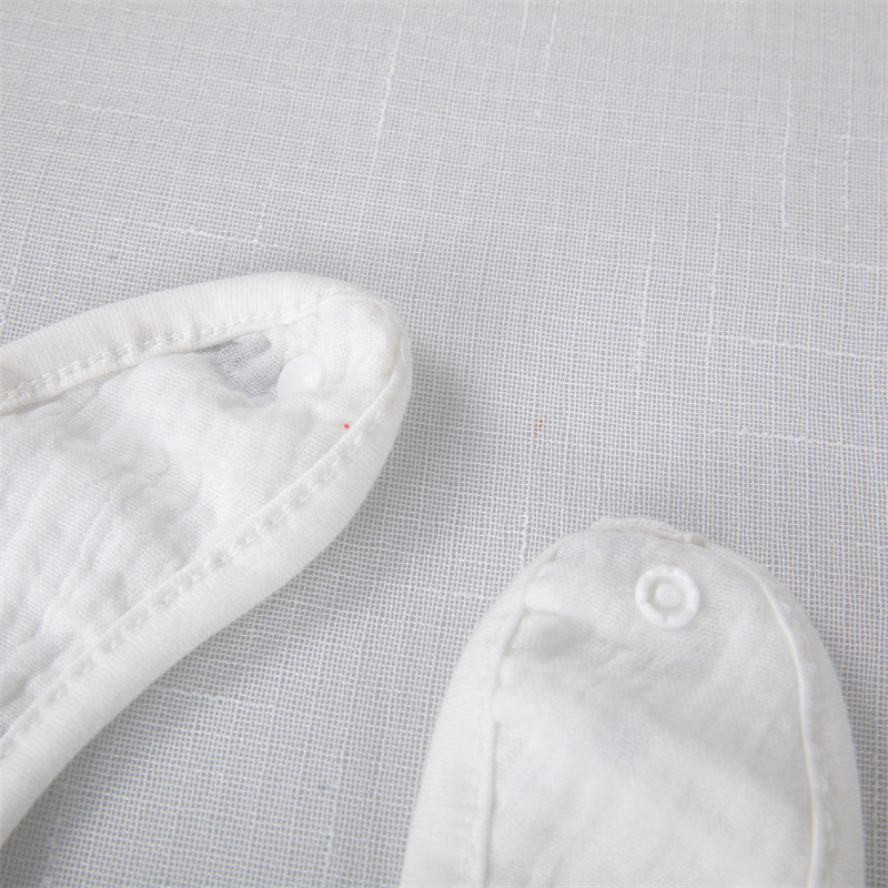 Toalla de saliva en forma de U con estampado de algodón de clase A, gasa de 4 capas de algodón impermeable para bebés, suave y absorbente para hombres y mujeres baberos para bebés