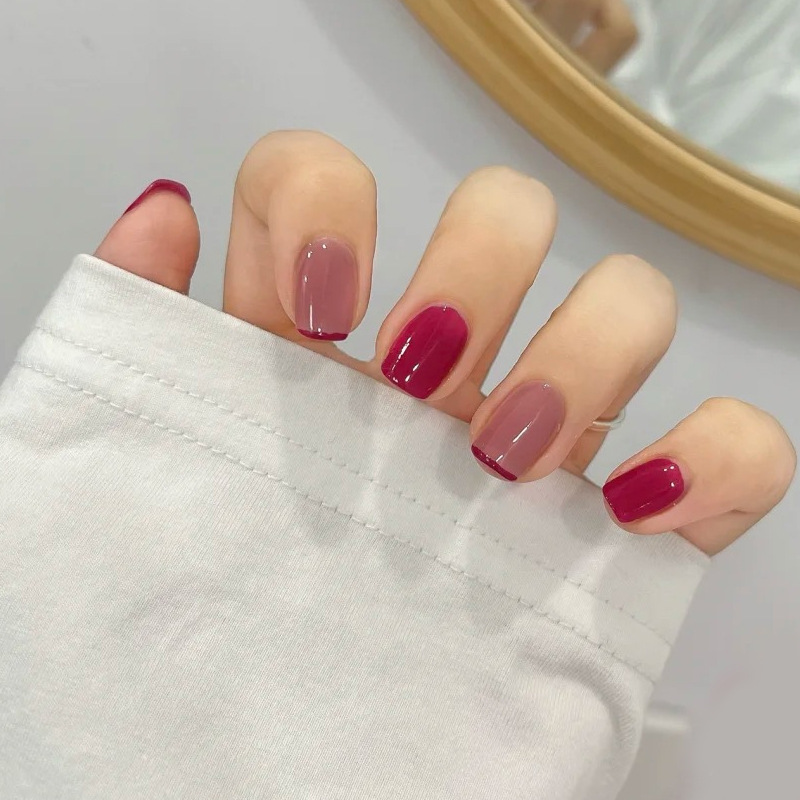 Uñas color pegamento color sólido color nulo fototerapia funcional pegamento refuerzo uñas traje de uñas traje salón de uñas dedicado conjunto completo al por mayor
