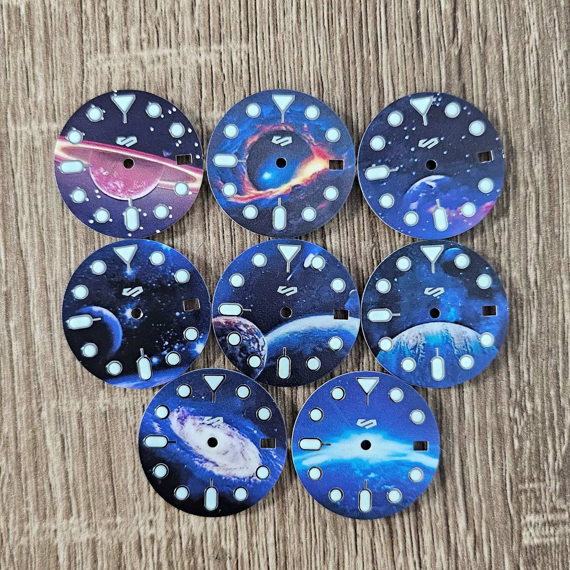 Часы Аксессуары Новый 28.5MM Вселенная циферблат подходит для Японии nh35/36 4R36 механизм