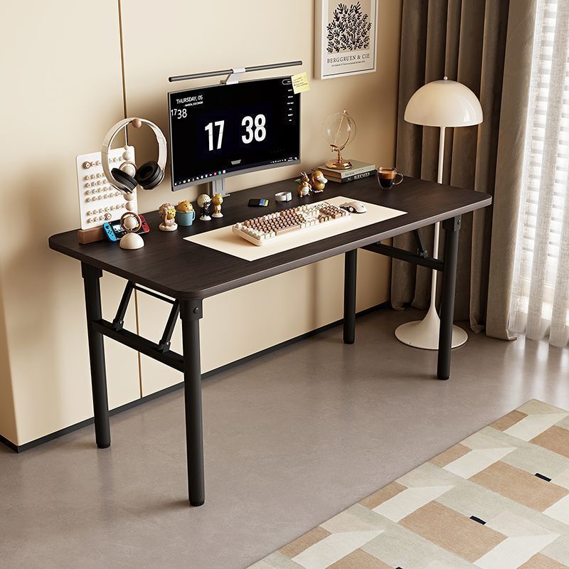 블랙 호두나무 단층 둥근 다리 블랙 프레임 두꺼운 버전