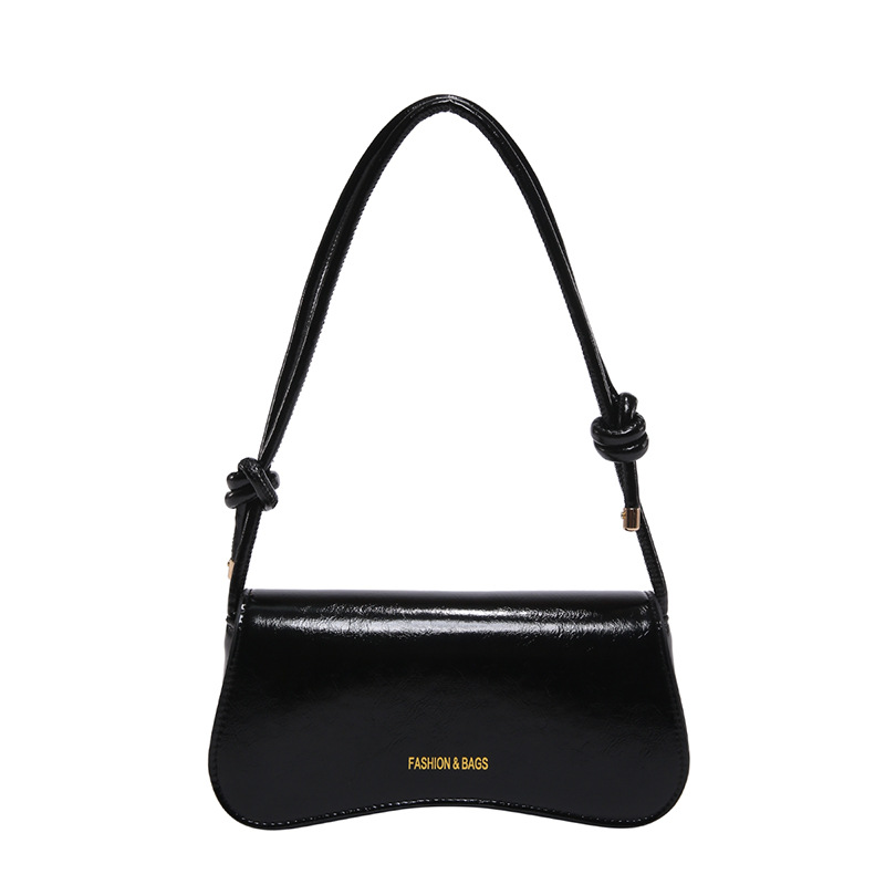 2024 invierno nuevo estilo popular bolso de axila de color sólido moda femenina temperamento simple bolso de hombro bolso pequeño bolso de hombro